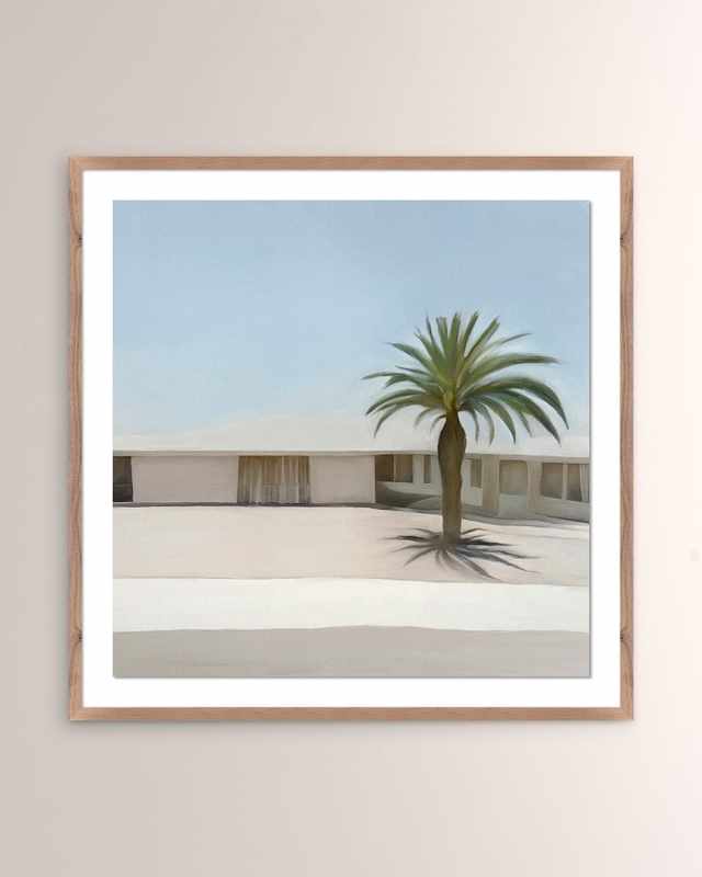 "Distorted Landscape 04" Framed Giclee by Roseanne Kenny